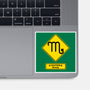 Caution Moody-None-Glossy-Sticker-imisko
