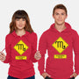 Caution Moody-Unisex-Pullover-Sweatshirt-imisko