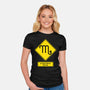 Caution Moody-Womens-Fitted-Tee-imisko
