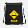 Caution Indecisiveness-None-Drawstring-Bag-imisko