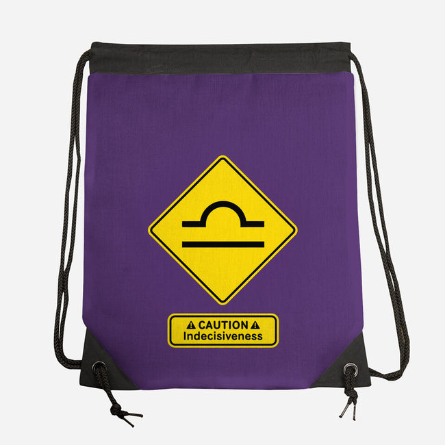 Caution Indecisiveness-None-Drawstring-Bag-imisko