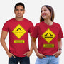 Caution Indecisiveness-Unisex-Basic-Tee-imisko
