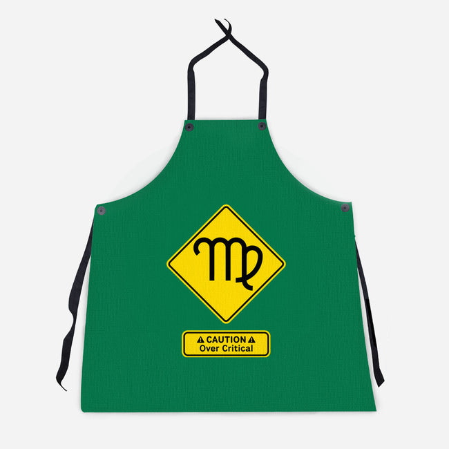 Caution Over Critical-Unisex-Kitchen-Apron-imisko