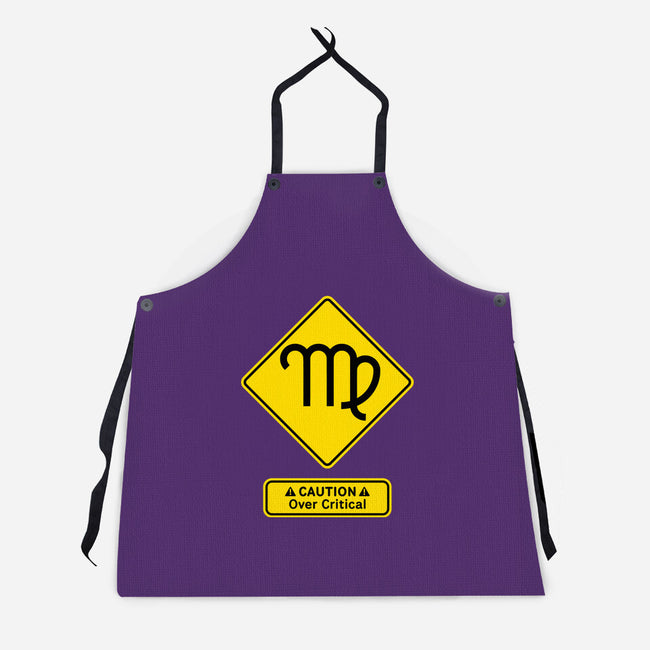 Caution Over Critical-Unisex-Kitchen-Apron-imisko