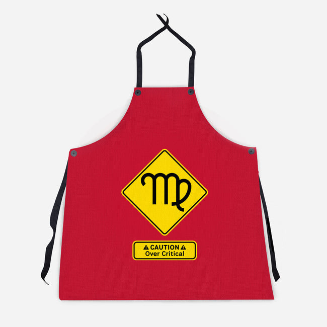 Caution Over Critical-Unisex-Kitchen-Apron-imisko