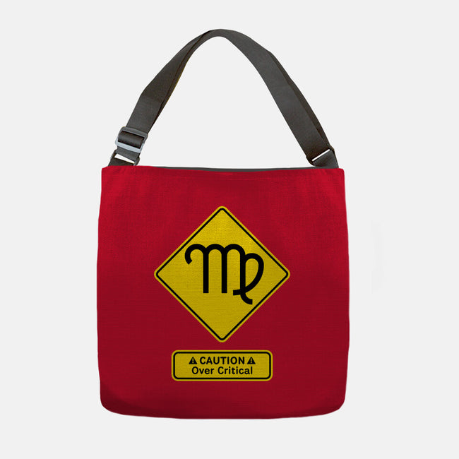 Caution Over Critical-None-Adjustable Tote-Bag-imisko