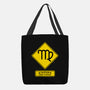 Caution Over Critical-None-Basic Tote-Bag-imisko