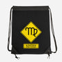 Caution Over Critical-None-Drawstring-Bag-imisko