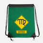 Caution Over Critical-None-Drawstring-Bag-imisko