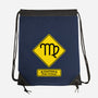 Caution Over Critical-None-Drawstring-Bag-imisko
