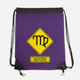 Caution Over Critical-None-Drawstring-Bag-imisko