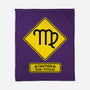 Caution Over Critical-None-Fleece-Blanket-imisko