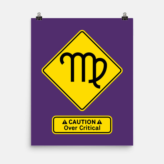 Caution Over Critical-None-Matte-Poster-imisko