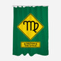 Caution Over Critical-None-Polyester-Shower Curtain-imisko