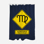 Caution Over Critical-None-Polyester-Shower Curtain-imisko