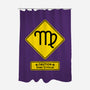 Caution Over Critical-None-Polyester-Shower Curtain-imisko