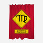 Caution Over Critical-None-Polyester-Shower Curtain-imisko