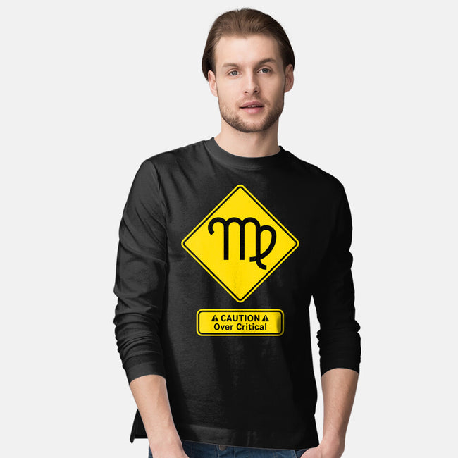 Caution Over Critical-Mens-Long Sleeved-Tee-imisko