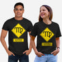 Caution Over Critical-Unisex-Basic-Tee-imisko