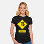 Caution Over Critical-Womens-Fitted-Tee-imisko