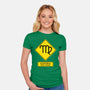 Caution Over Critical-Womens-Fitted-Tee-imisko