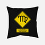 Caution Over Critical-None-Removable Cover w Insert-Throw Pillow-imisko