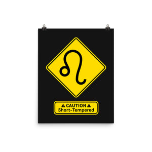 Caution Short-Tempered