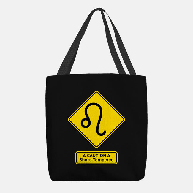 Caution Short-Tempered-None-Basic Tote-Bag-imisko