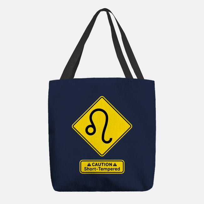 Caution Short-Tempered-None-Basic Tote-Bag-imisko