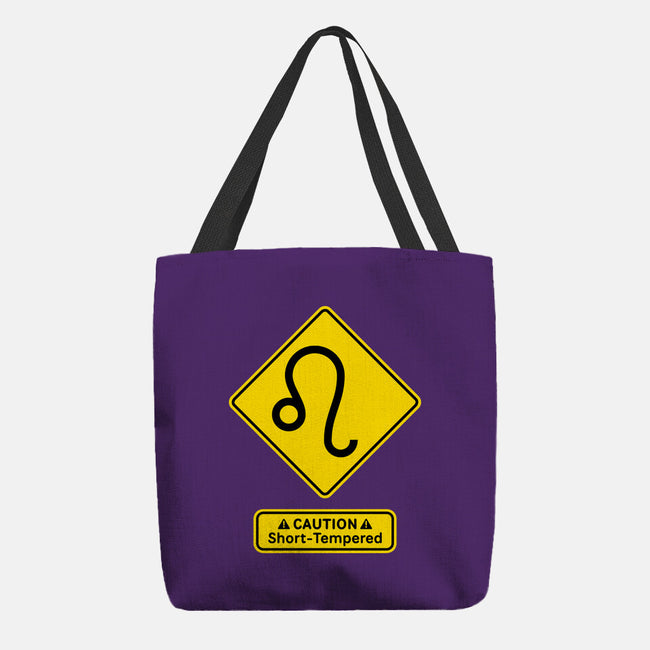 Caution Short-Tempered-None-Basic Tote-Bag-imisko