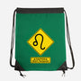 Caution Short-Tempered-None-Drawstring-Bag-imisko
