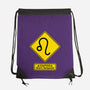 Caution Short-Tempered-None-Drawstring-Bag-imisko