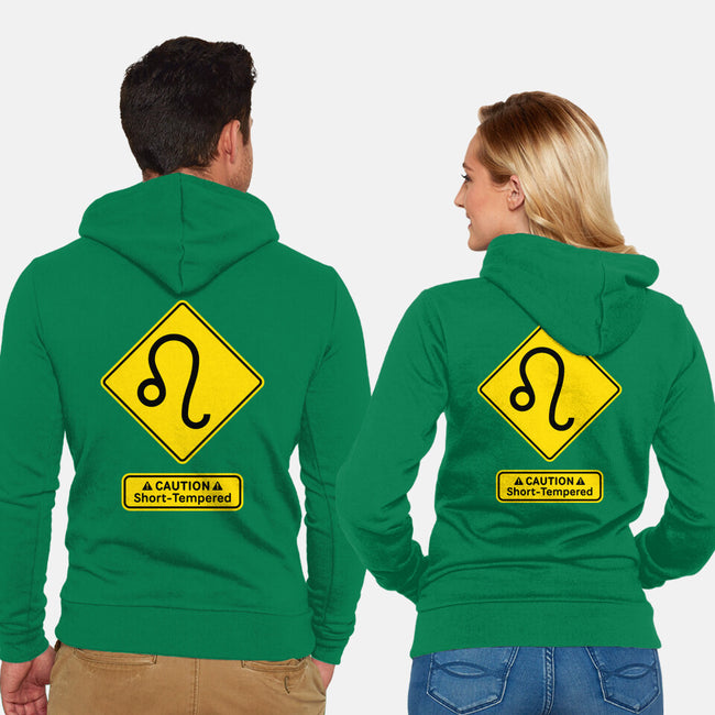 Caution Short-Tempered-Unisex-Zip-Up-Sweatshirt-imisko
