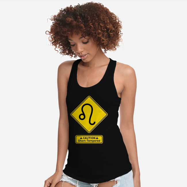 Caution Short-Tempered-Womens-Racerback-Tank-imisko