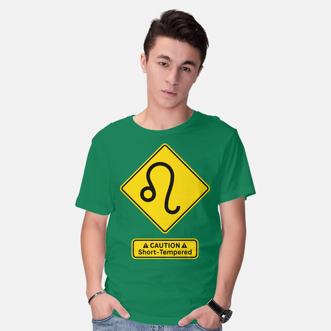 Caution Short-Tempered-Mens-Basic-Tee-imisko