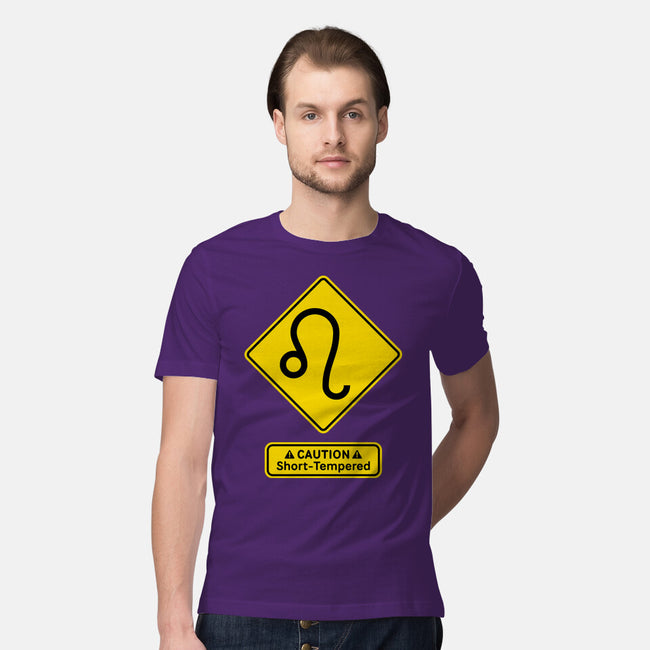 Caution Short-Tempered-Mens-Premium-Tee-imisko