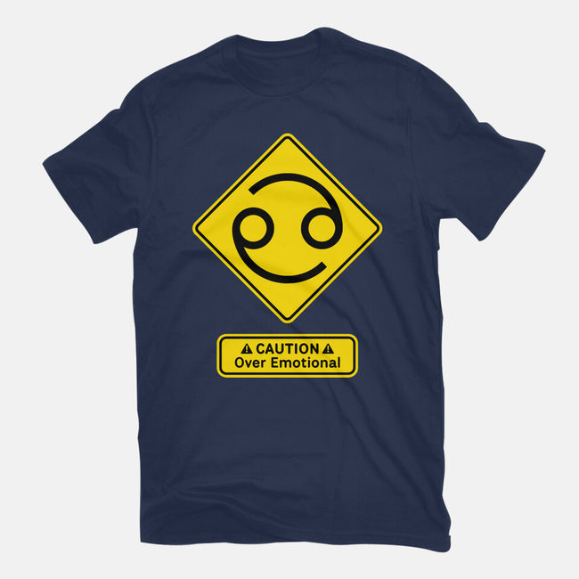 Caution Over Emotional-Mens-Basic-Tee-imisko
