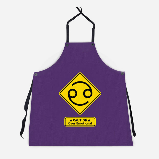 Caution Over Emotional-Unisex-Kitchen-Apron-imisko