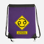 Caution Over Emotional-None-Drawstring-Bag-imisko