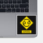 Caution Over Emotional-None-Glossy-Sticker-imisko