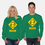 Caution Over Emotional-Unisex-Crew Neck-Sweatshirt-imisko