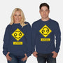Caution Over Emotional-Unisex-Crew Neck-Sweatshirt-imisko