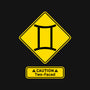 Caution Two-Faced-Youth-Crew Neck-Sweatshirt-imisko