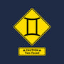 Caution Two-Faced-None-Polyester-Shower Curtain-imisko