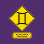Caution Two-Faced-None-Glossy-Sticker-imisko