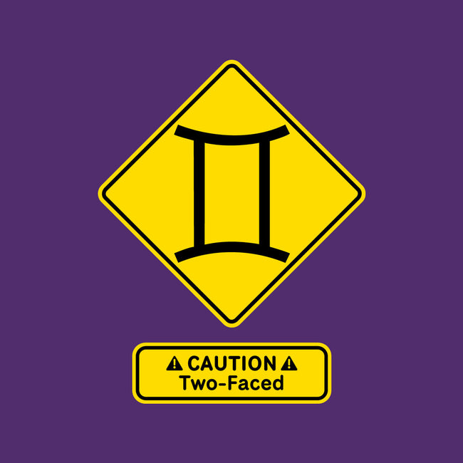 Caution Two-Faced-None-Adjustable Tote-Bag-imisko