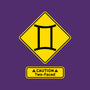 Caution Two-Faced-None-Adjustable Tote-Bag-imisko