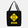Caution Two-Faced-None-Basic Tote-Bag-imisko