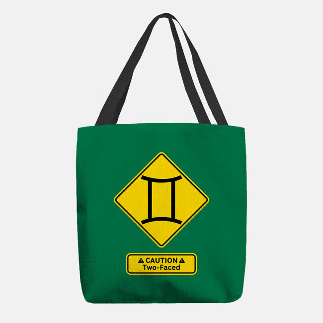 Caution Two-Faced-None-Basic Tote-Bag-imisko