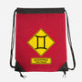 Caution Two-Faced-None-Drawstring-Bag-imisko